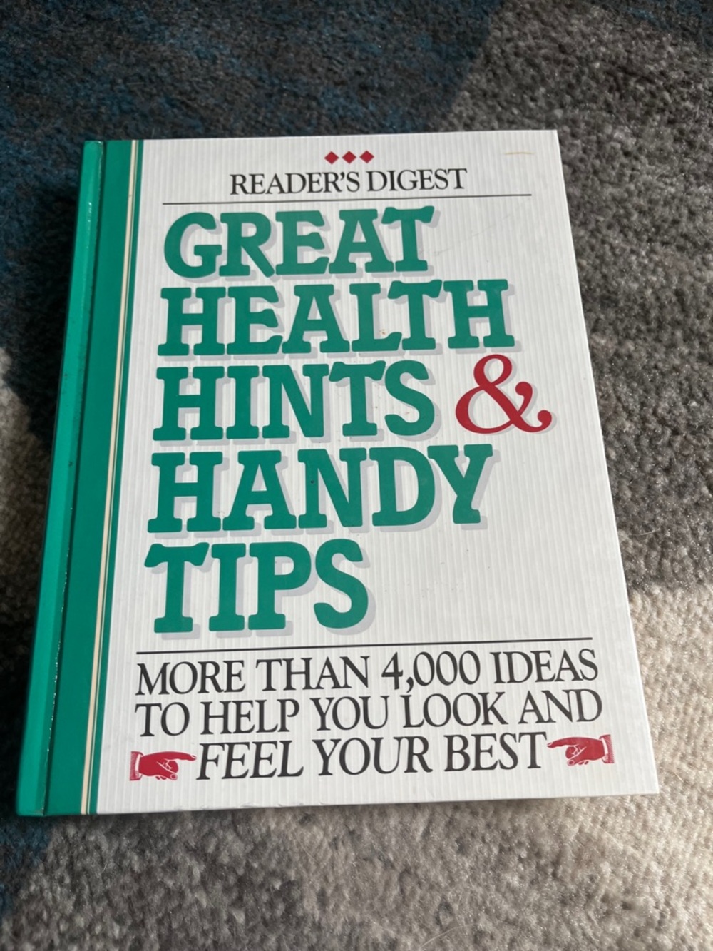 Great Health Hints & Handy Tips Coffee Table Book - White